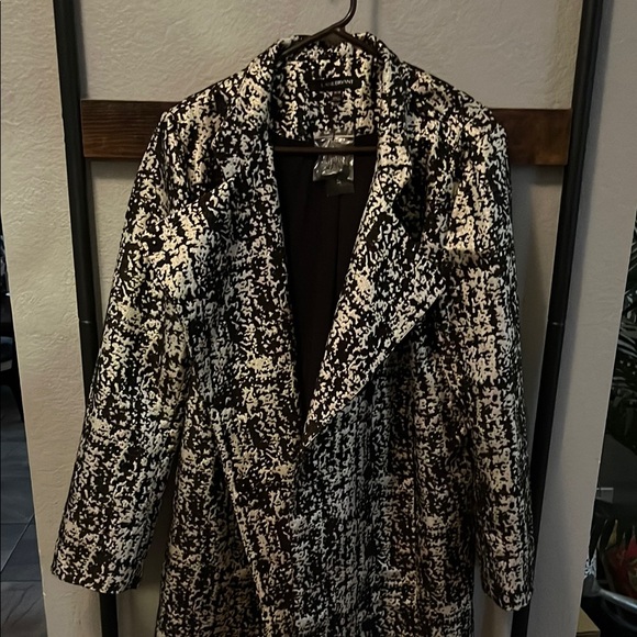 Lane Bryant Stylish Black and White Women's Coat - Picture 1 of 14